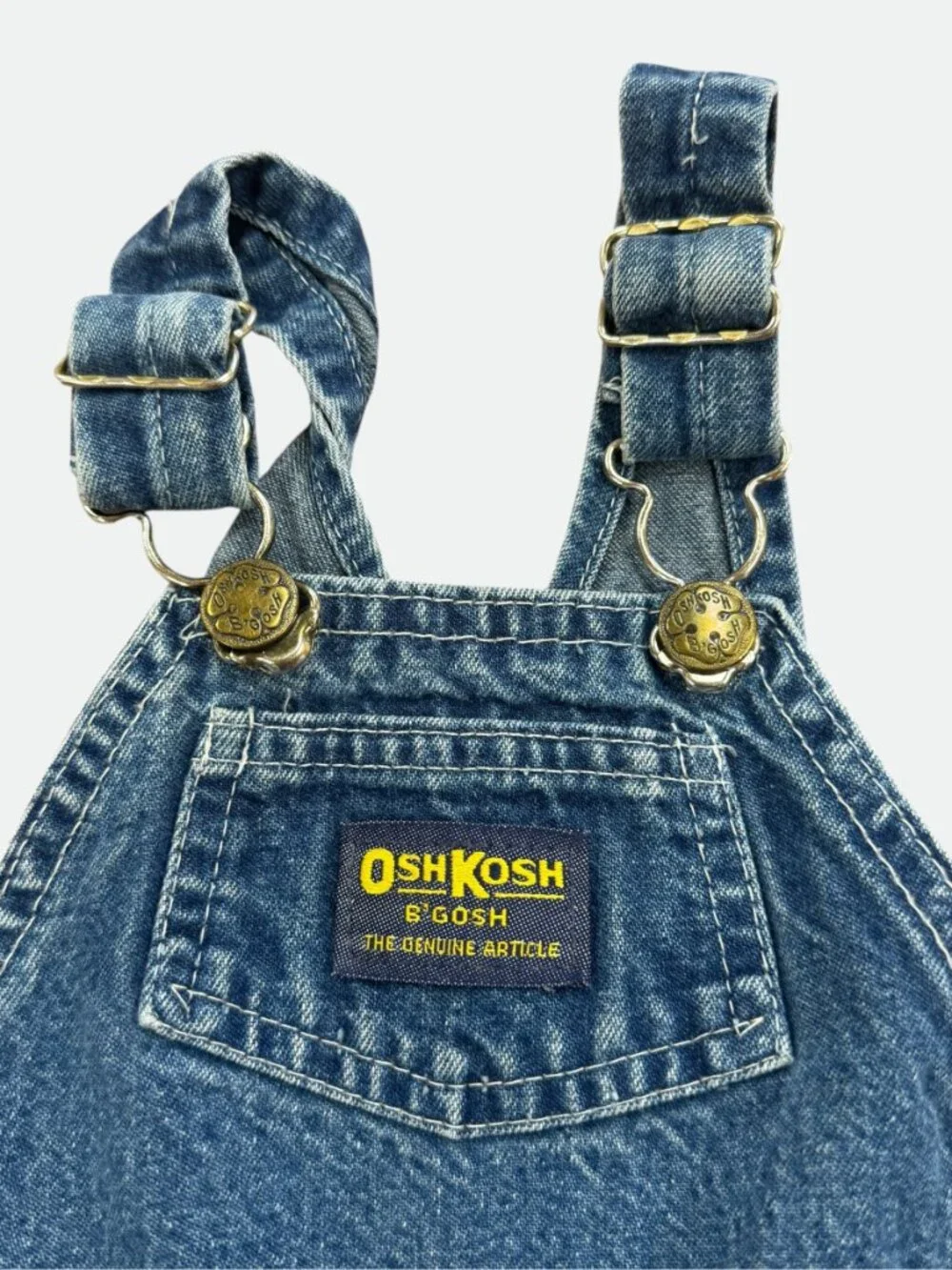 Pair of Vintage 1980's Osh Kosh B'Gosh Kids Overalls Made in USA